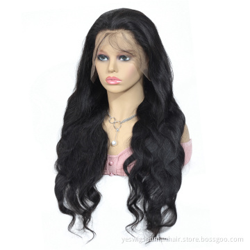 Natural Body Wave Lace Frontal Wig Mink Brazilian Human Hair Extension Wigs For Women Pre Plucked Frontal Human Hair Lace Wigs